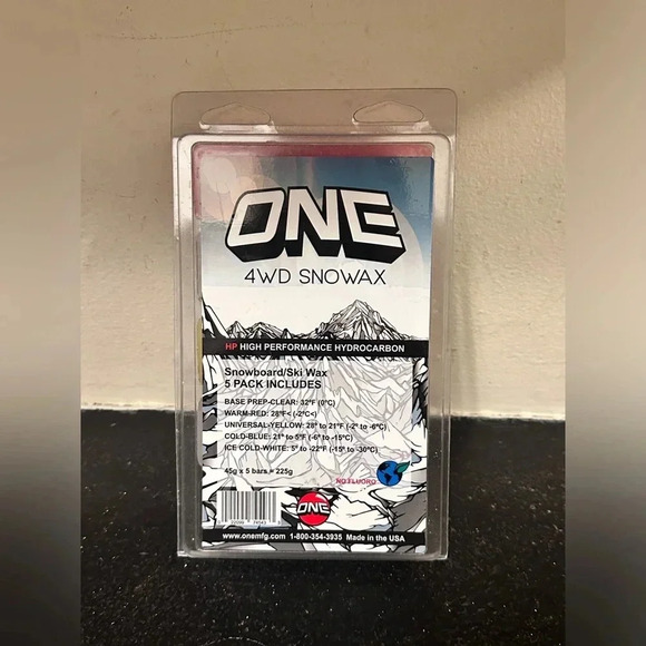 4WD 5-PACK SNOWBOARD WAX / SKI WAX - Picture 1 of 2